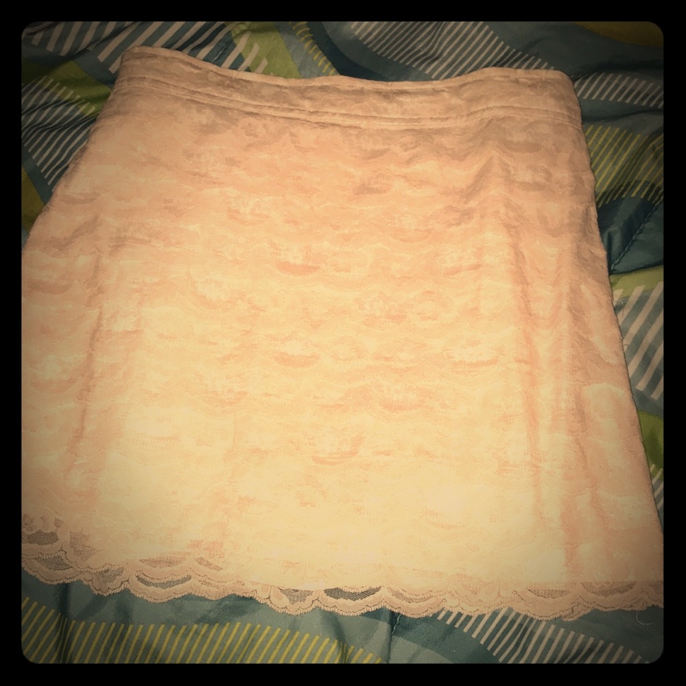 Pink Flower Skirt